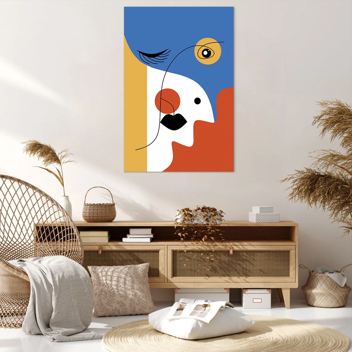 Tablou pe pânză - Portret deconstruit - 80x120 cm