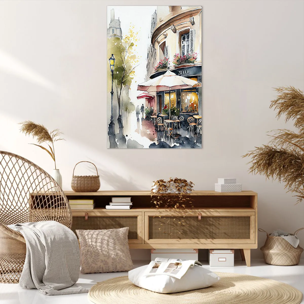 Impression sur toile - Image sur toile - Matinée parisienne - 80x120 cm