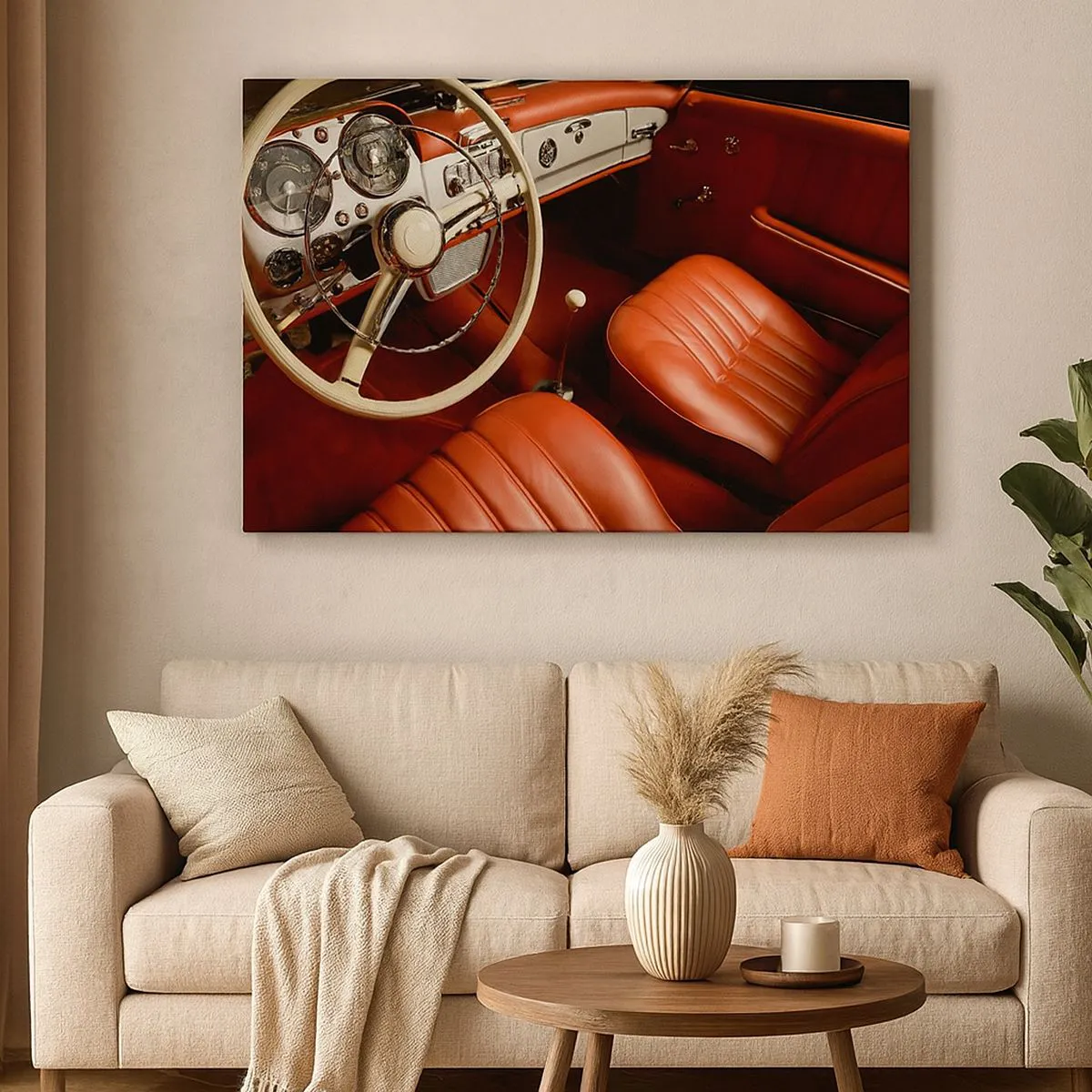 Schilderen op canvas - Vintage luxe - 120x80 cm