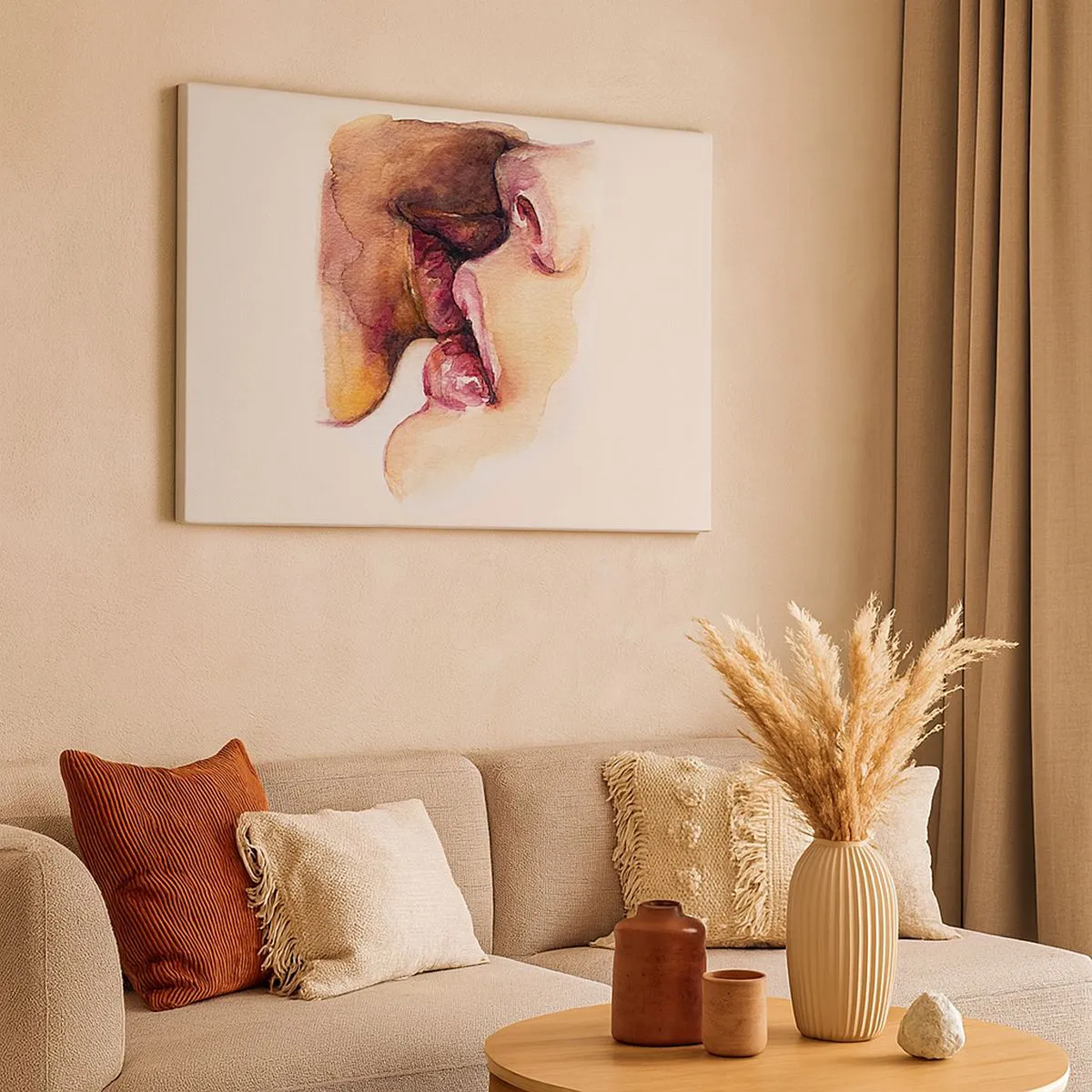 Canvas picture - Like Night and Day, Earth and Heaven - 100x70 cm