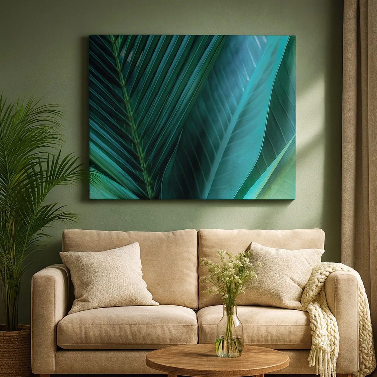Canvas picture - Anatomy of Green - 100x70 cm
