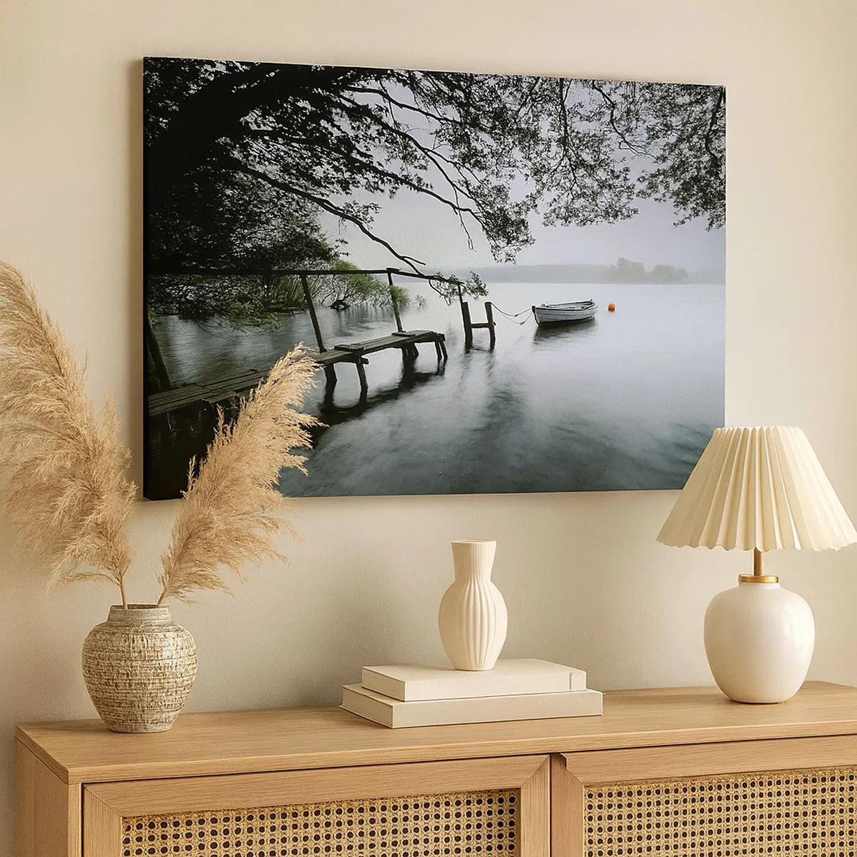 Canvastavla - Bild på duk - Så kopplar du av - 120x80 cm