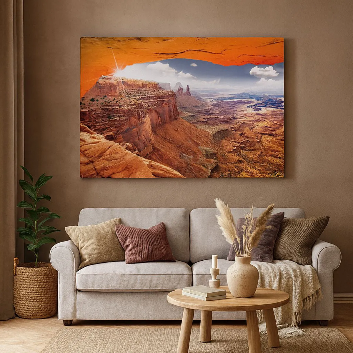 Quadro em tela - Esculpido pela própria natureza - 120x80 cm