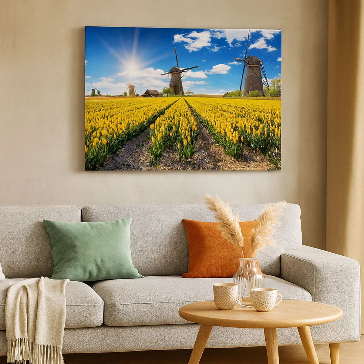 Canvastavla - Bild på duk - Mer holländskt kan inte vara - 120x80 cm