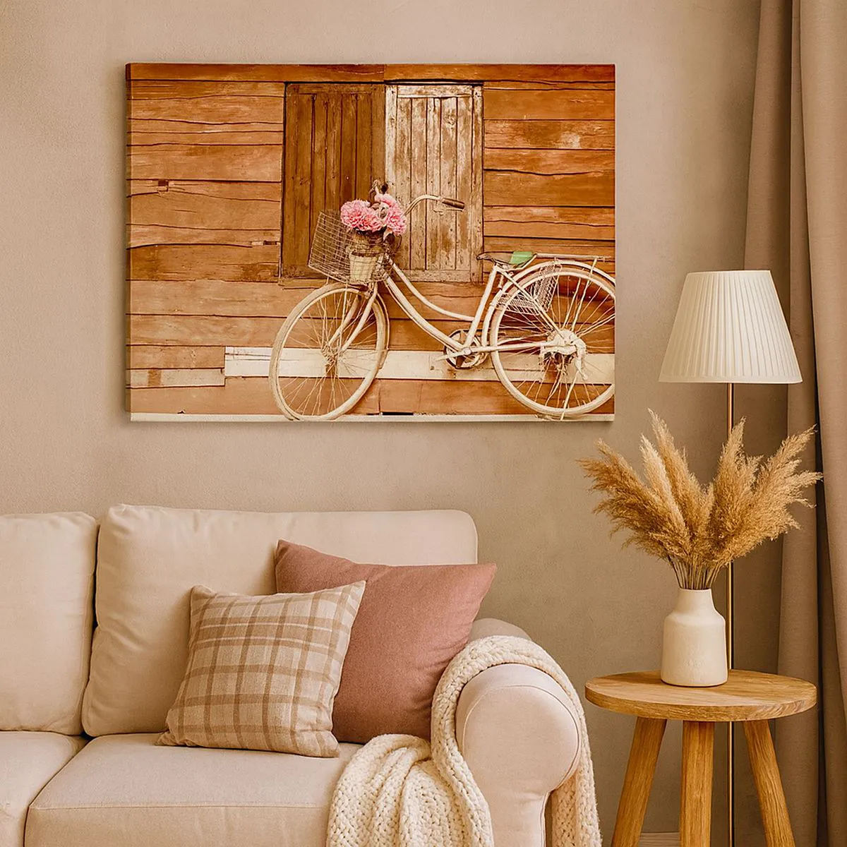 Schilderen op canvas - Ben zo terug - 100x70 cm