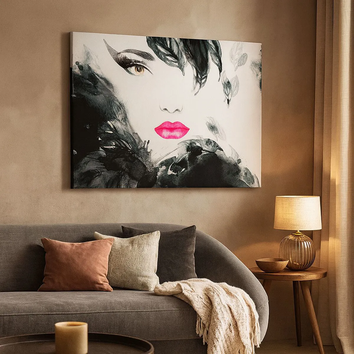 Quadro em tela - Atenção! Femme fatale - 100x70 cm