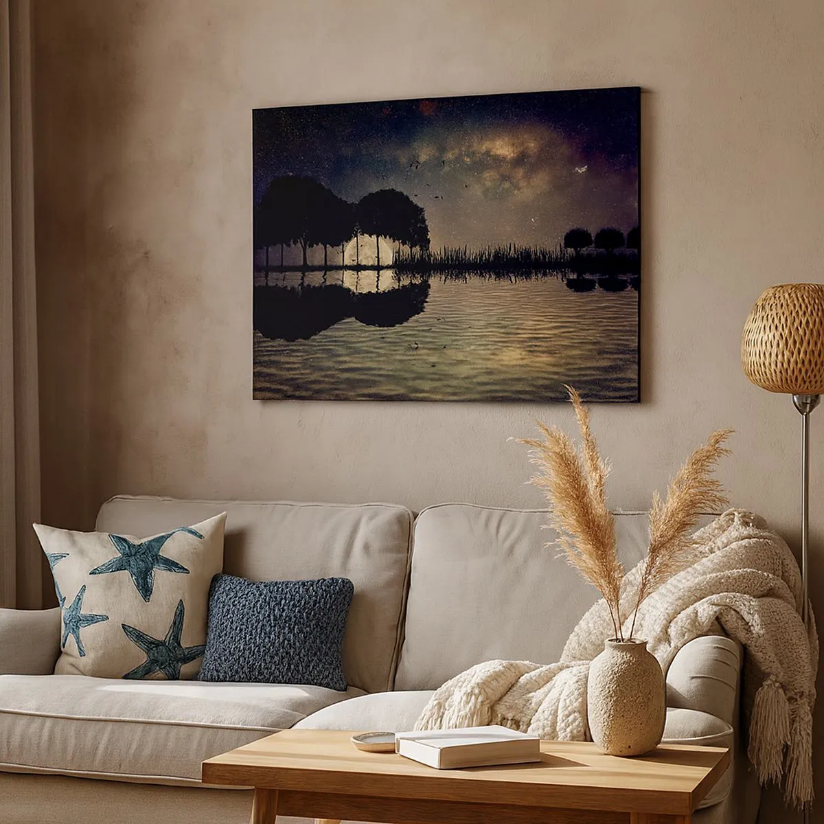 Vászonkép - Éjszaka a világ végén - 100x70 cm