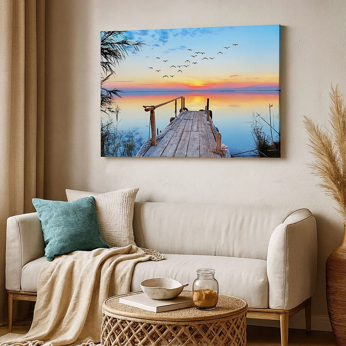 Lærredstryk - Billede på lærred - Tid til at tage tilbage... - 100x70 cm