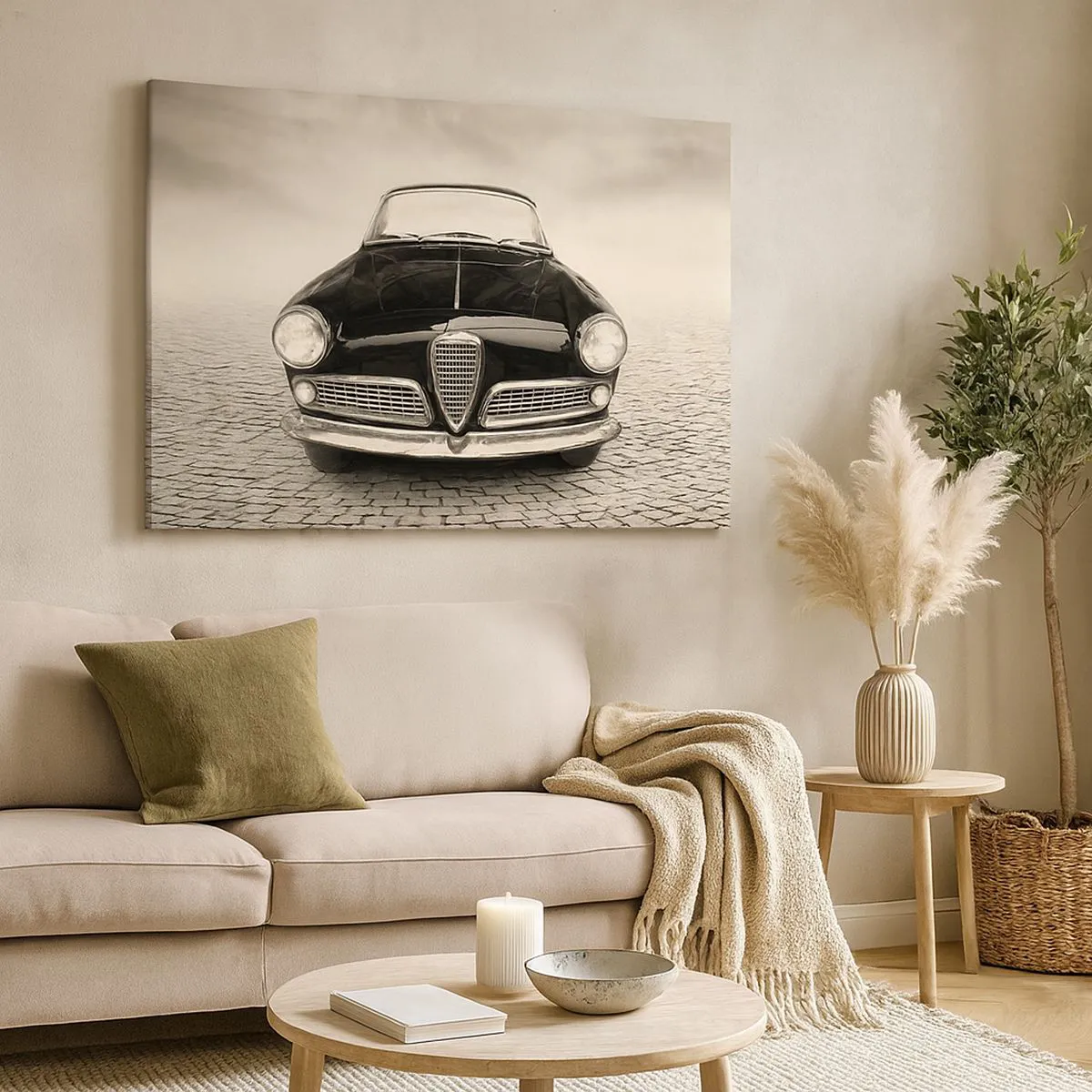 Lærredstryk - Billede på lærred - Og hvordan kan man ikke elske mig? - 100x70 cm