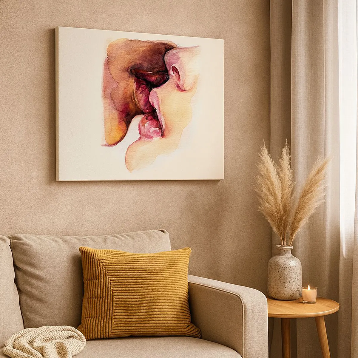 Canvas picture - Like Night and Day, Earth and Heaven - 100x70 cm