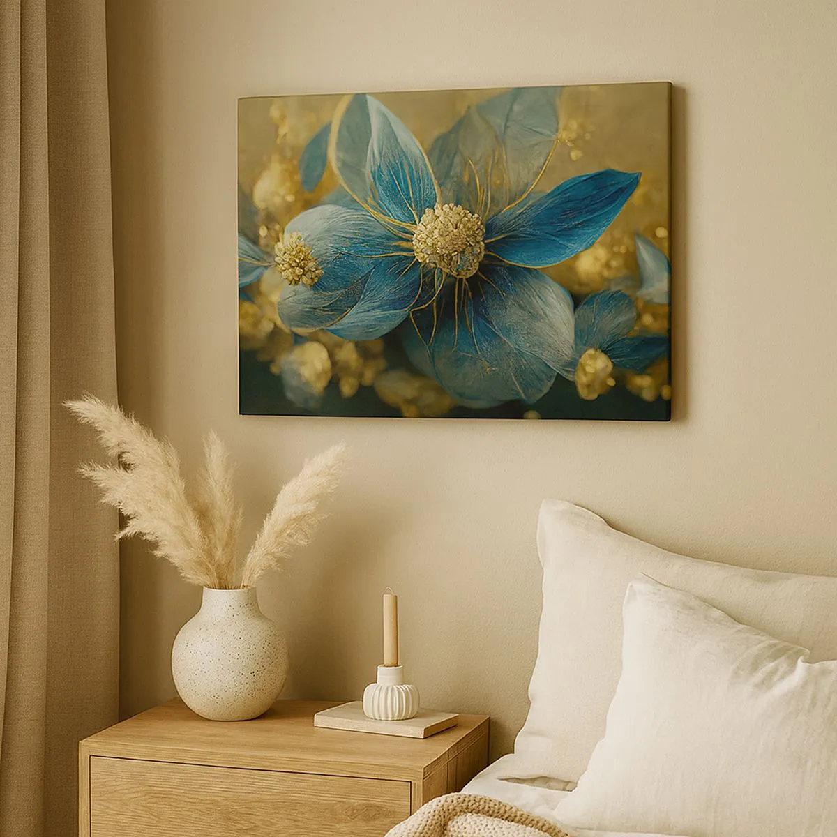 Obraz na plátne - Rozkvitnúť zlatom - 100x70 cm