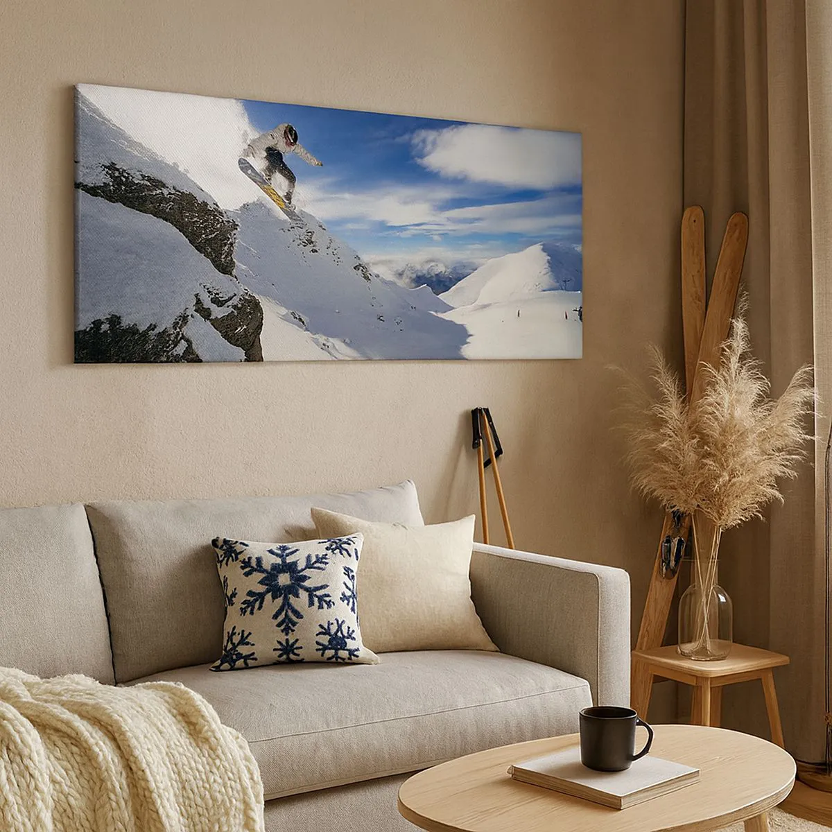 Lærredstryk - Billede på lærred - Frihed uden grænser - 100x40 cm