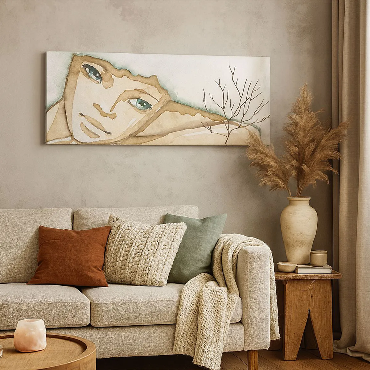 Canvas picture - Tree of Poetry Springs from Silence - 120x50 cm