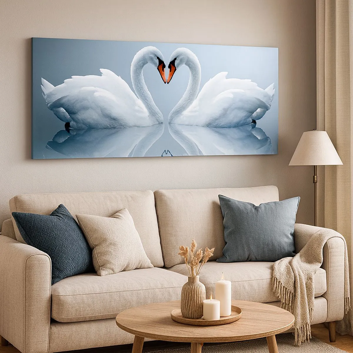 Quadro su tela - Stampe su Tela - Il tempo dell'amore - 100x40 cm