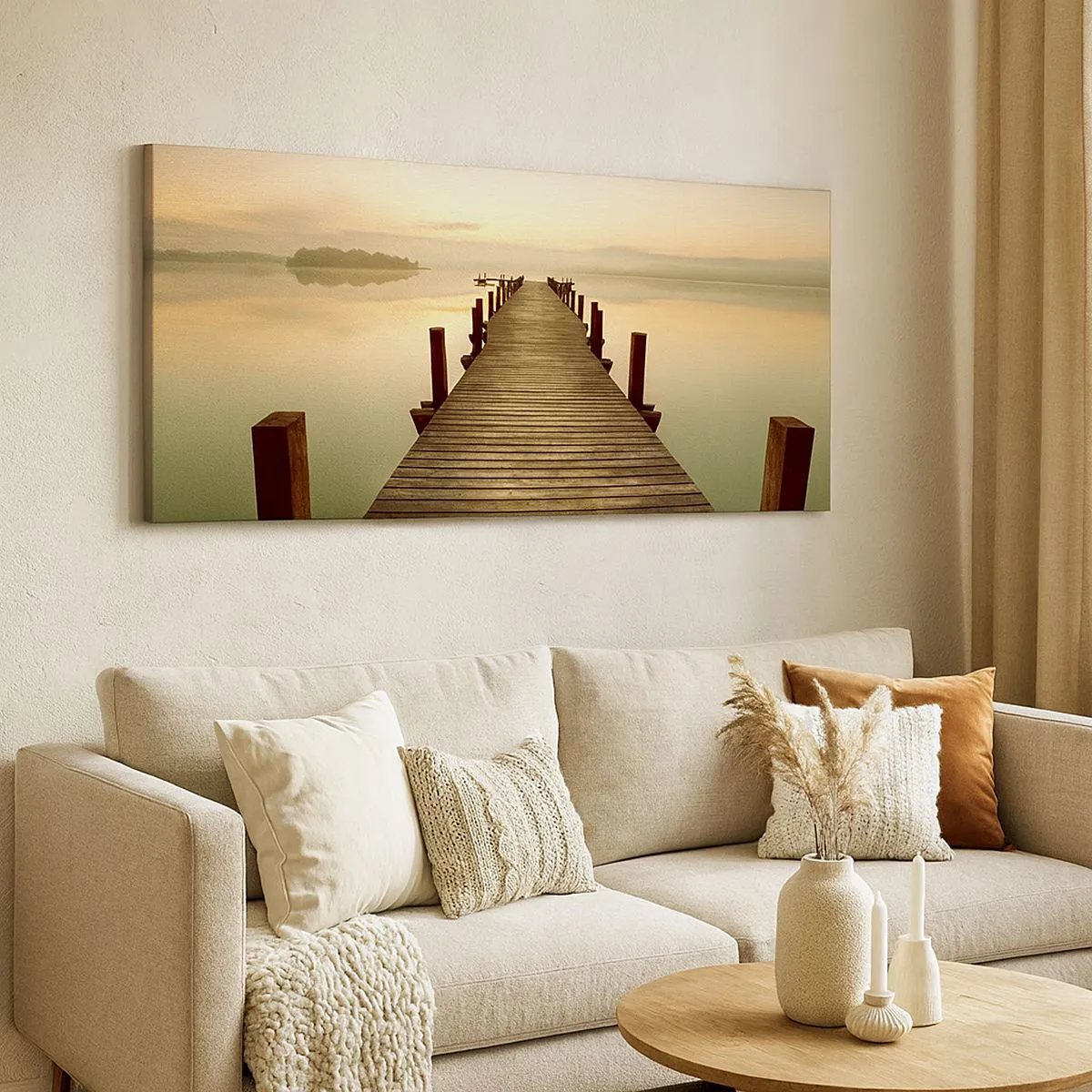 Obraz na plátně - Rozbřesk, svítání, světlo - 120x50 cm