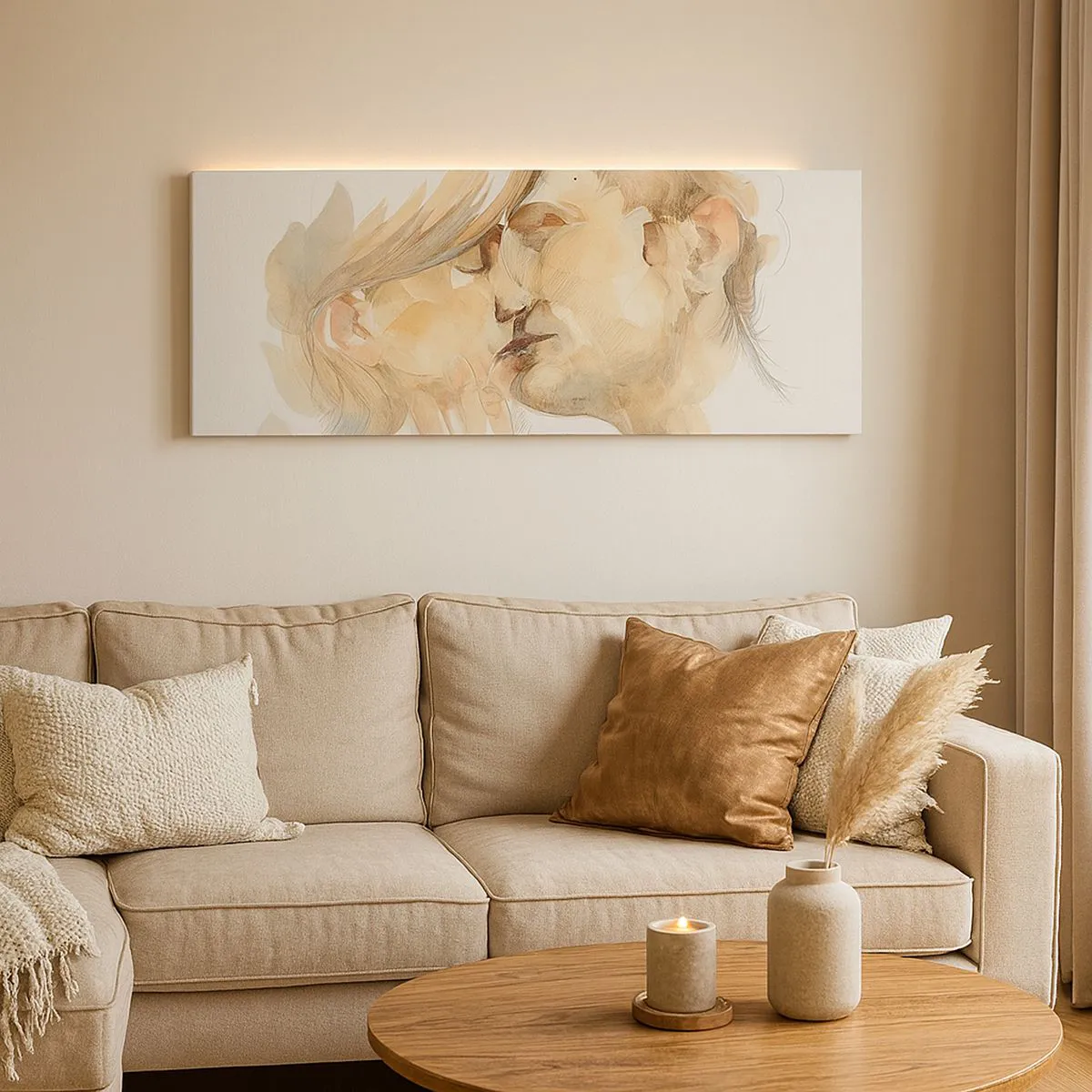 Canvas picture - The Missing Half? - 160x50 cm