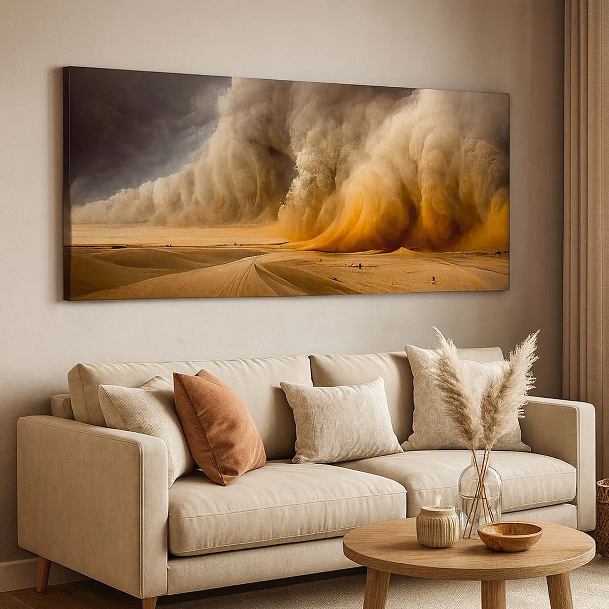 Quadro em tela - A Ira do Deserto - 100x40 cm