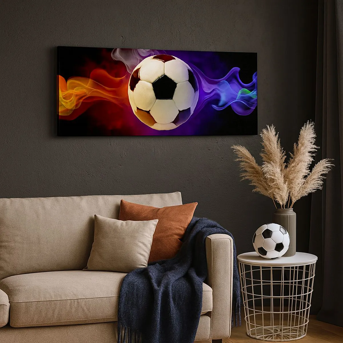 Cuadro sobre lienzo - Impresión de Imagen - El poder mágico del juego - 90x30 cm