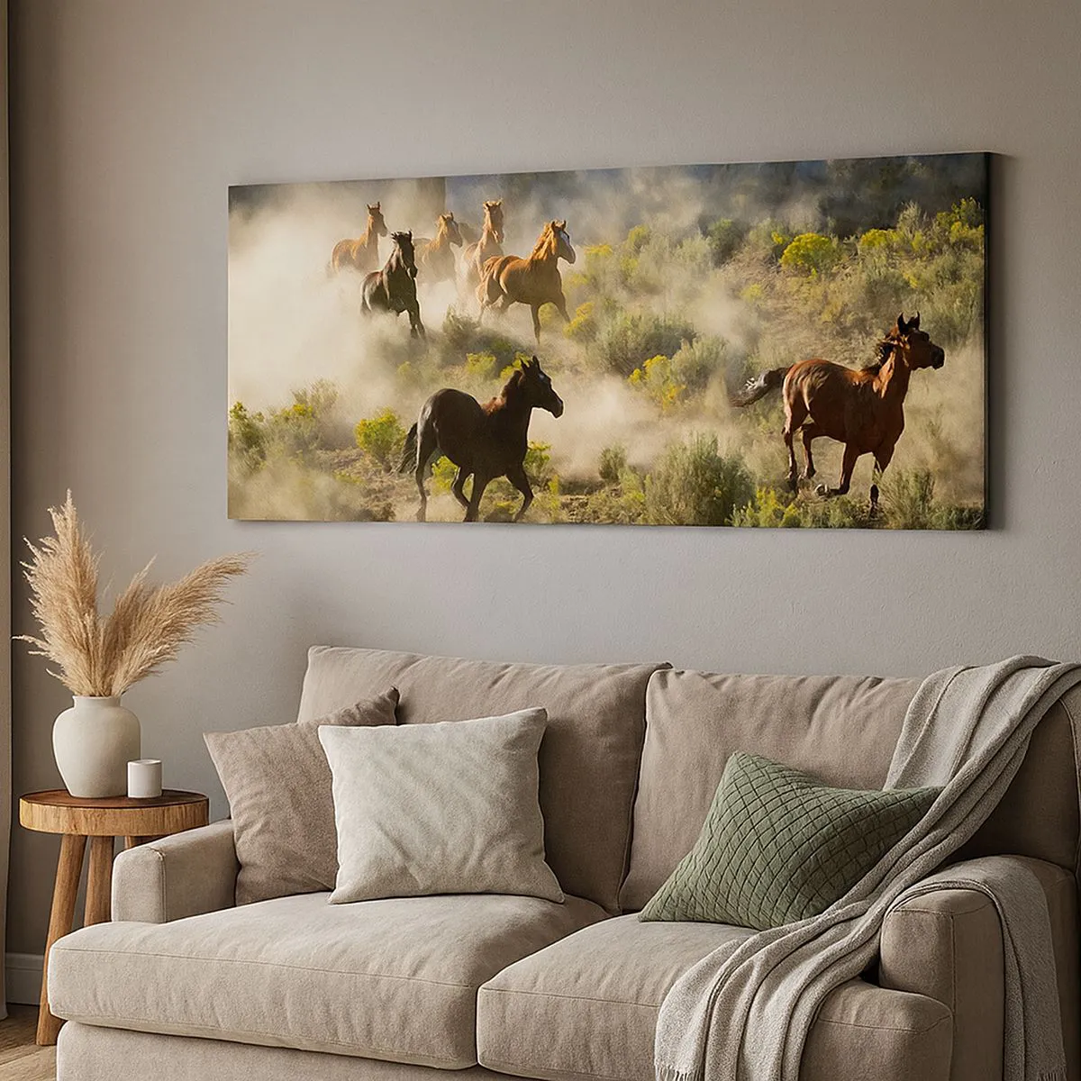 Vászonkép - Rivalizálás – szabadság, vagy férfierő? - 120x50 cm