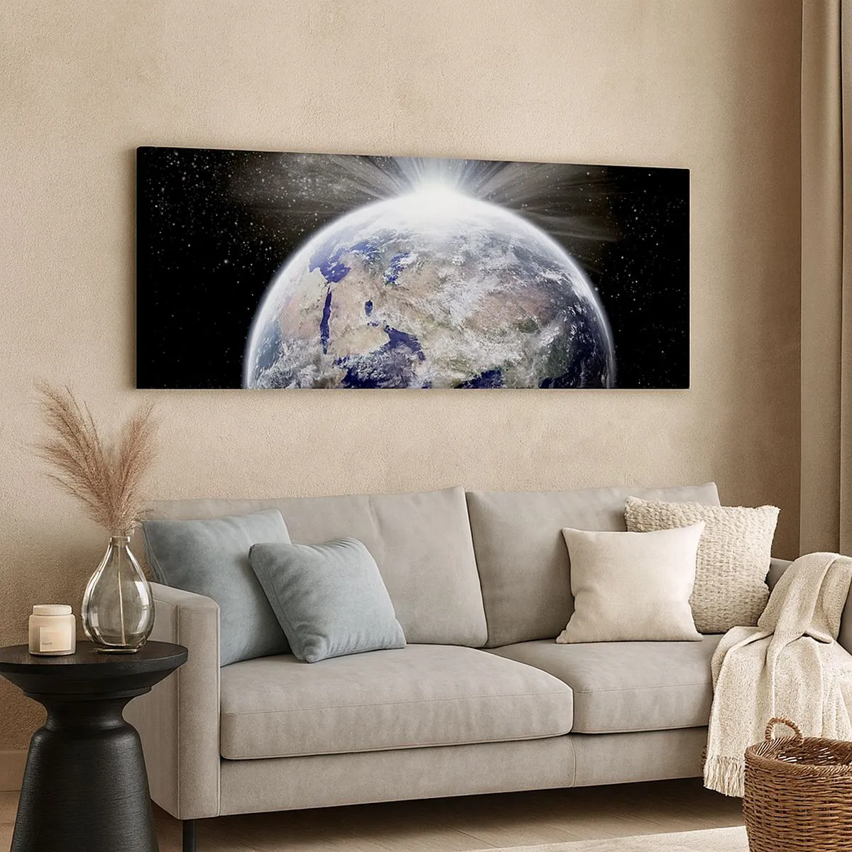 Bild auf Leinwand - Leinwandbild - In voller Pracht - 90x30 cm