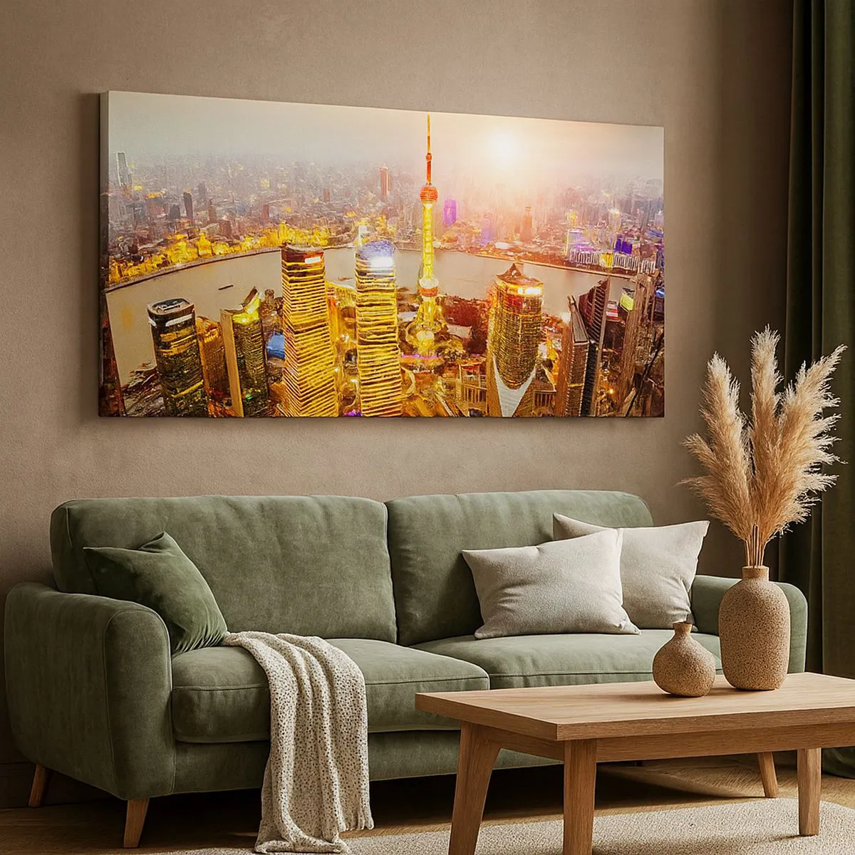 Impression sur toile - Image sur toile - Rêve asiatique - 100x40 cm