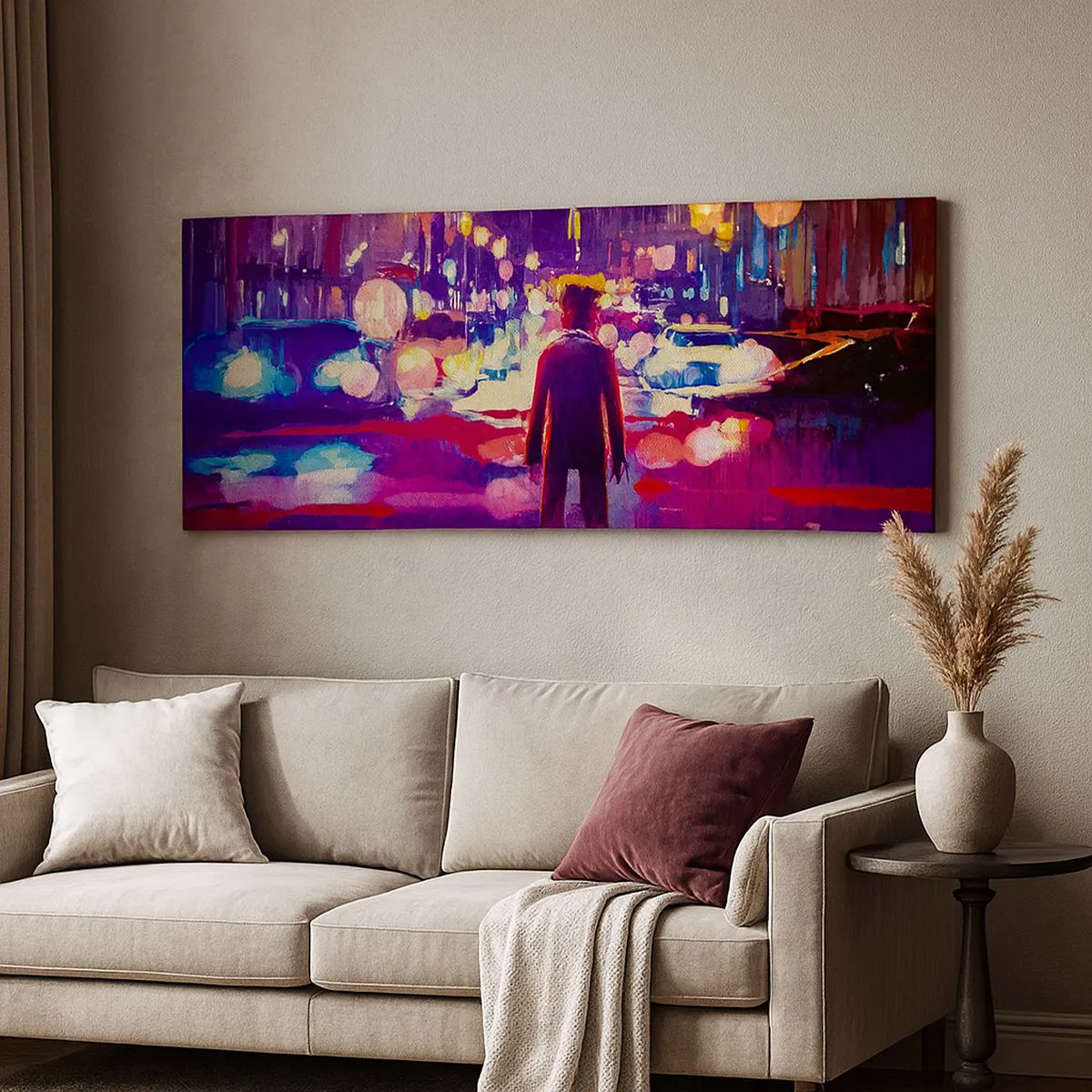 Canvas picture - Immersed in Light - 90x30 cm