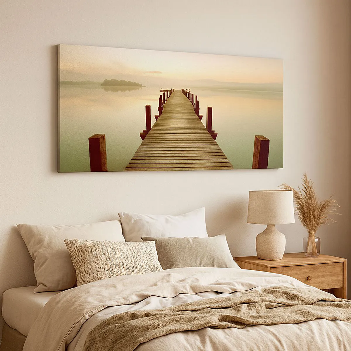 Obraz na plátně - Rozbřesk, svítání, světlo - 120x50 cm