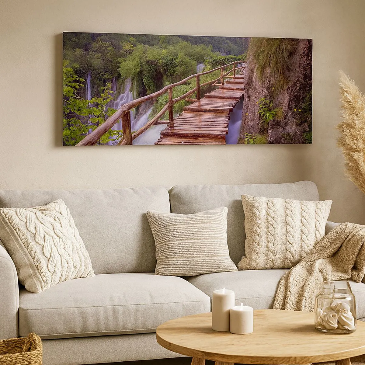 Tablou pe pânză - Frumusețe de necrezut - 100x40 cm