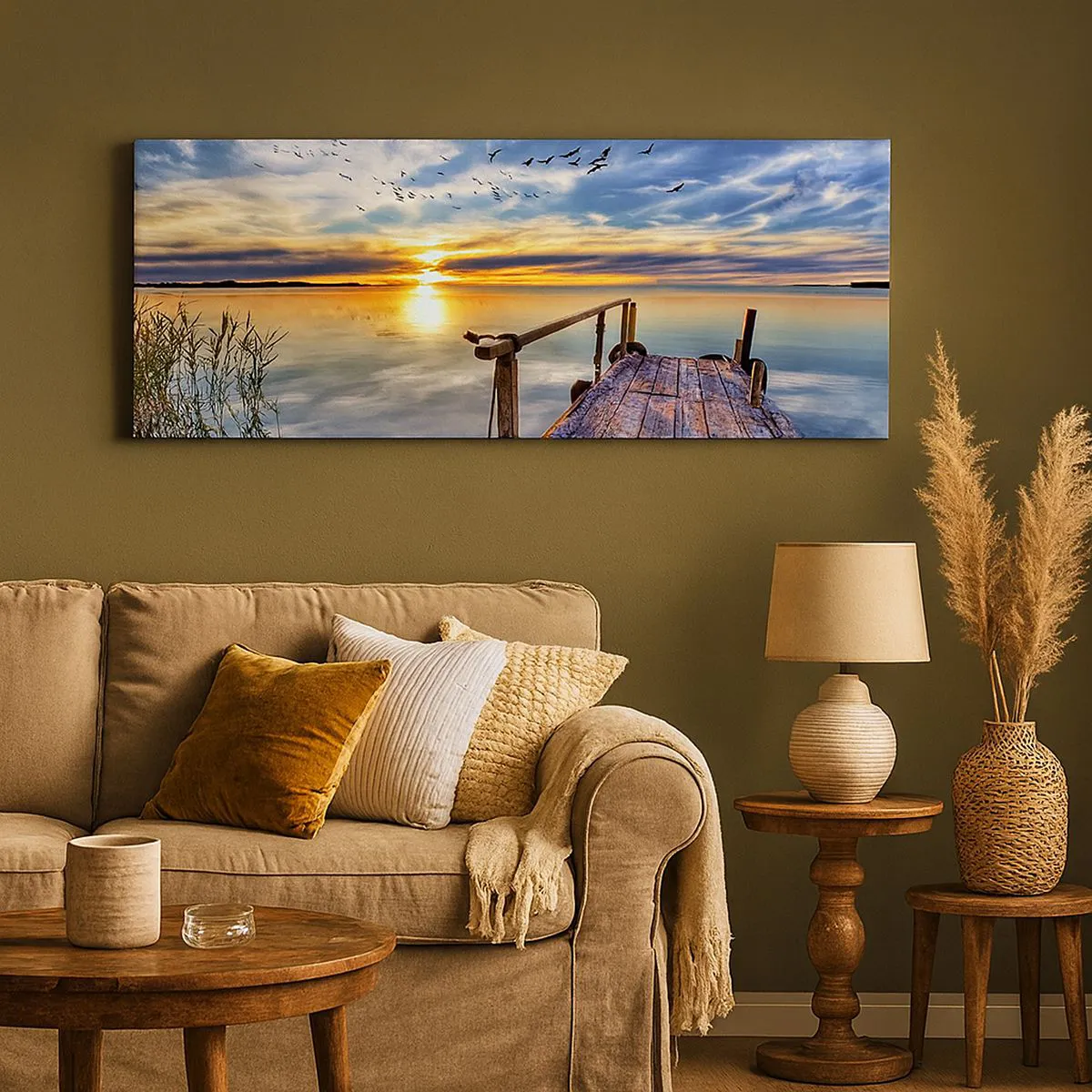 Quadro su tela - Stampe su Tela - Il vento è andato a dormire - 100x40 cm