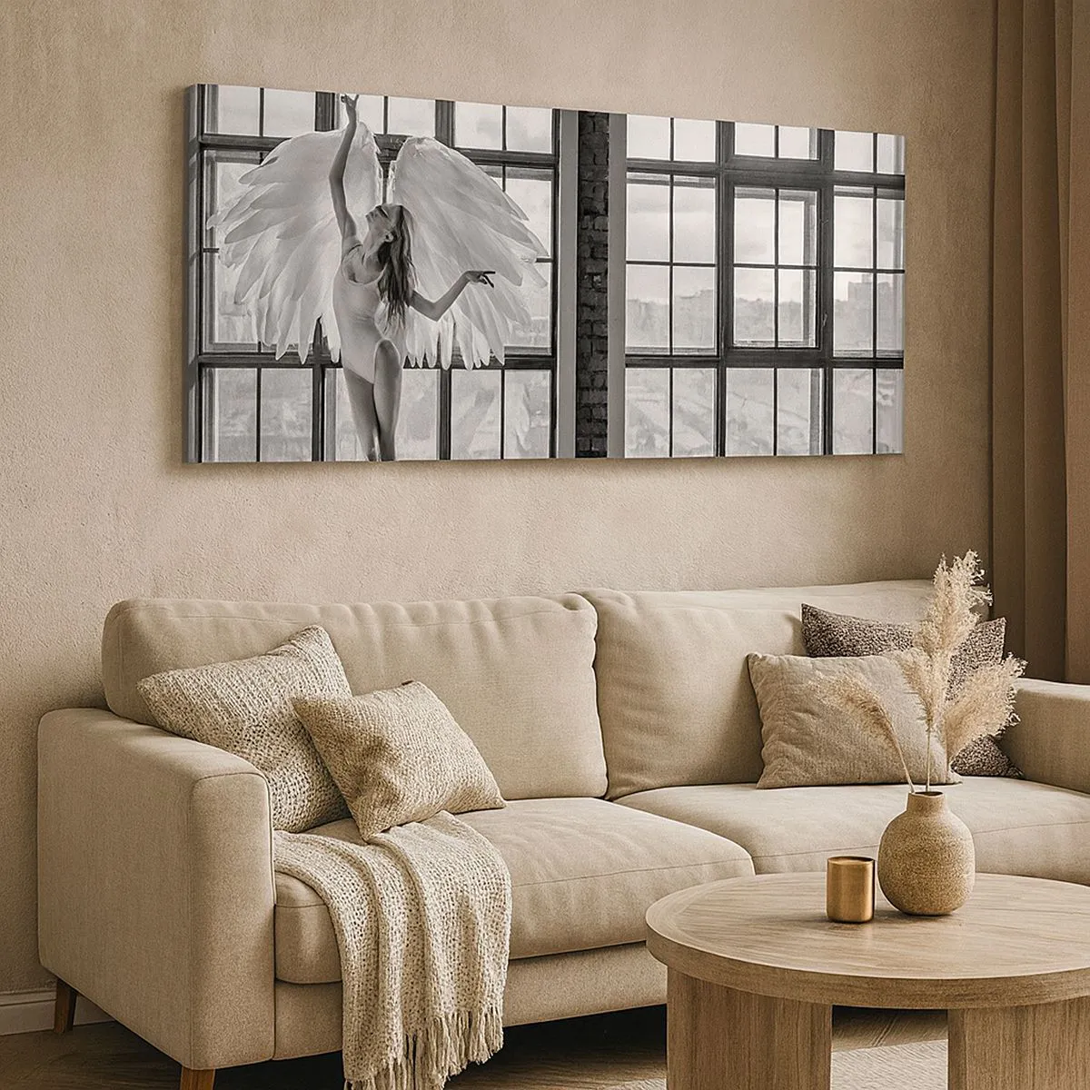 Impression sur toile - Image sur toile - La ville des anges? - 100x40 cm