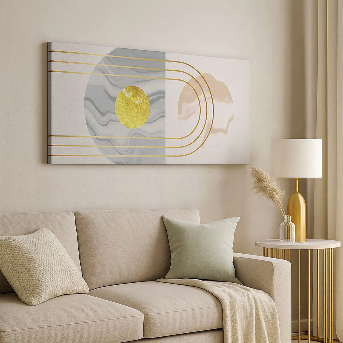 Obraz na plátně - Jas a zářivost - 160x50 cm