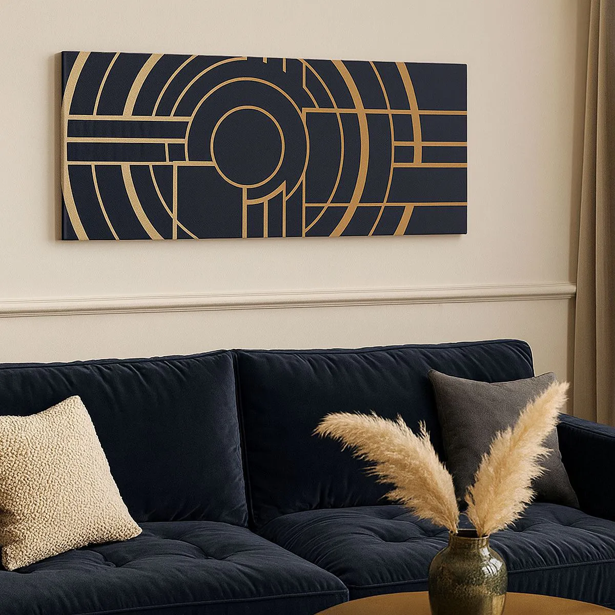 Schilderen op canvas - Draaien van dingen - 140x50 cm