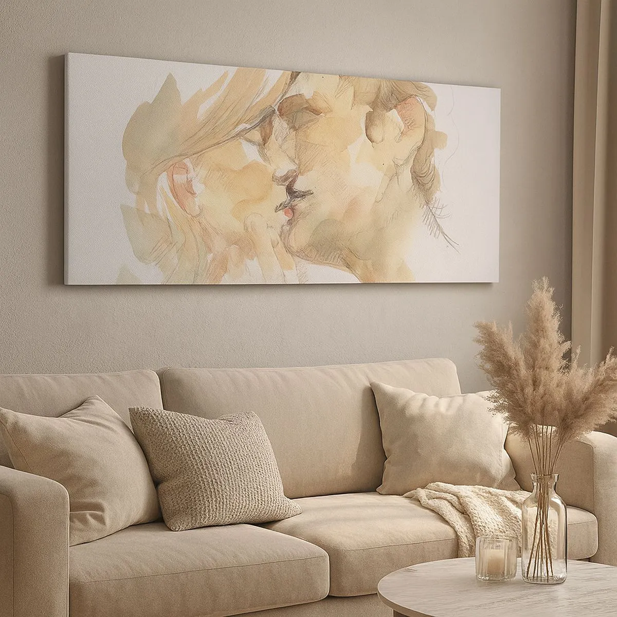 Canvas picture - The Missing Half? - 160x50 cm