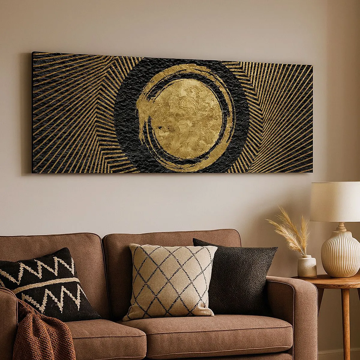 Cuadro sobre lienzo - Impresión de Imagen - Composición glamour - 100x40 cm