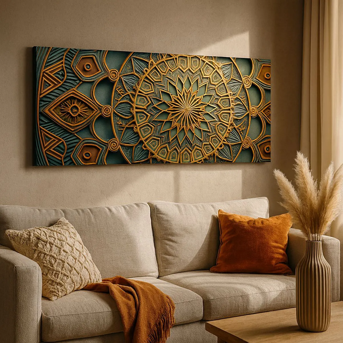 Obraz na plátně - V arabském stylu - 90x30 cm