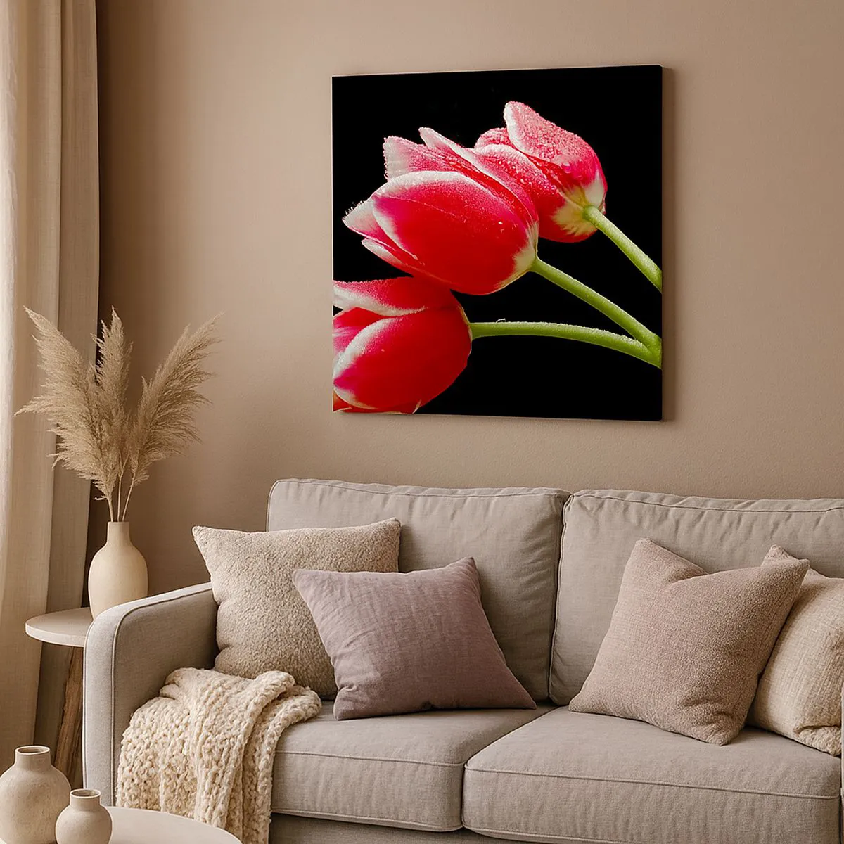 Bild auf Leinwand - Leinwandbild - Ein Versprechen der reinen Liebe - 70x70 cm