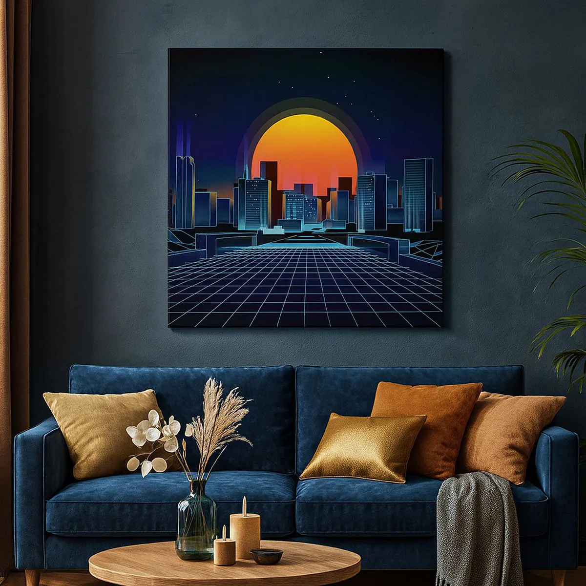 Canvastavla - Bild på duk - Vill du fortfarande till verkligheten? - 30x30 cm