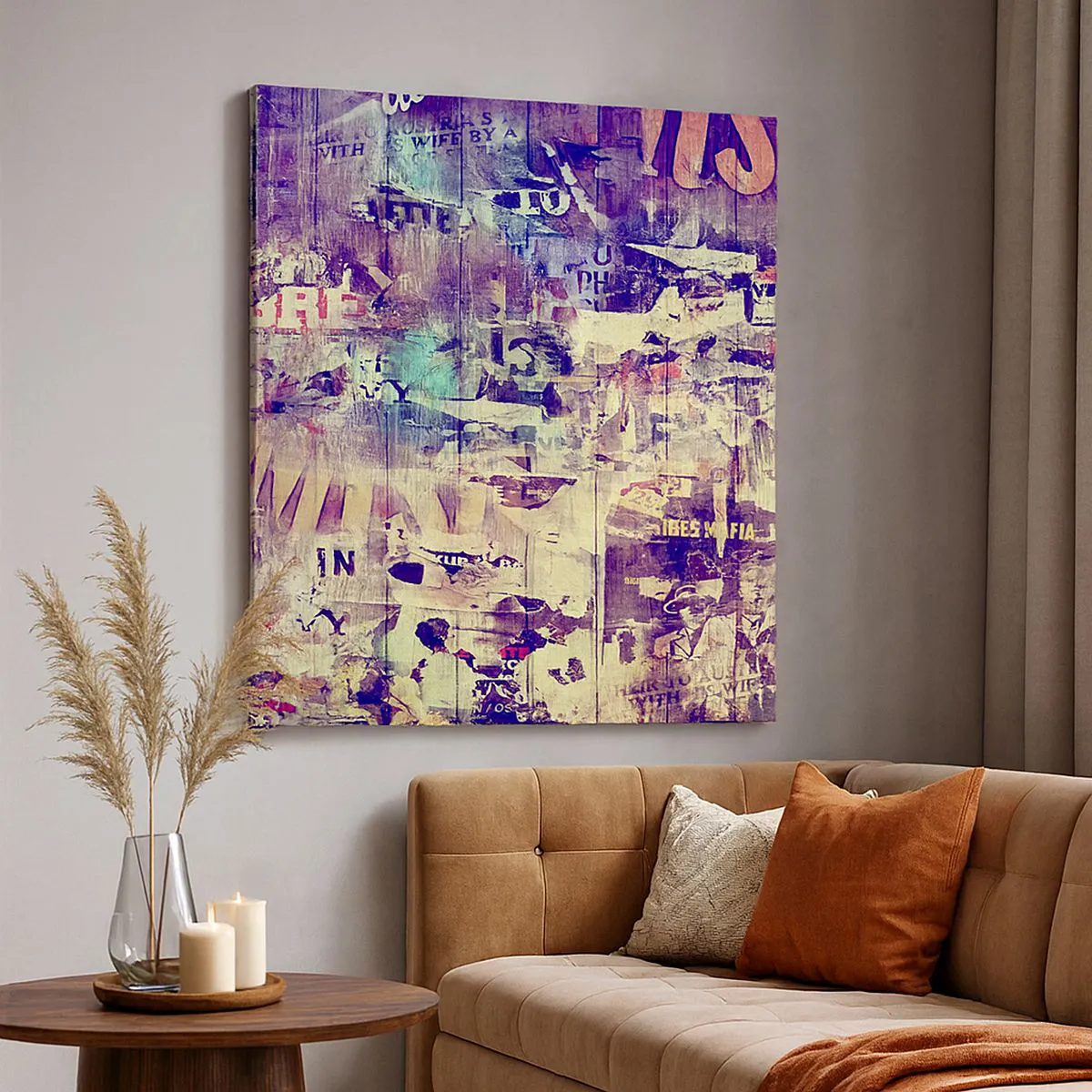 Impression sur toile - Image sur toile - Et c'est tout ce qu'il y a à faire - 30x30 cm