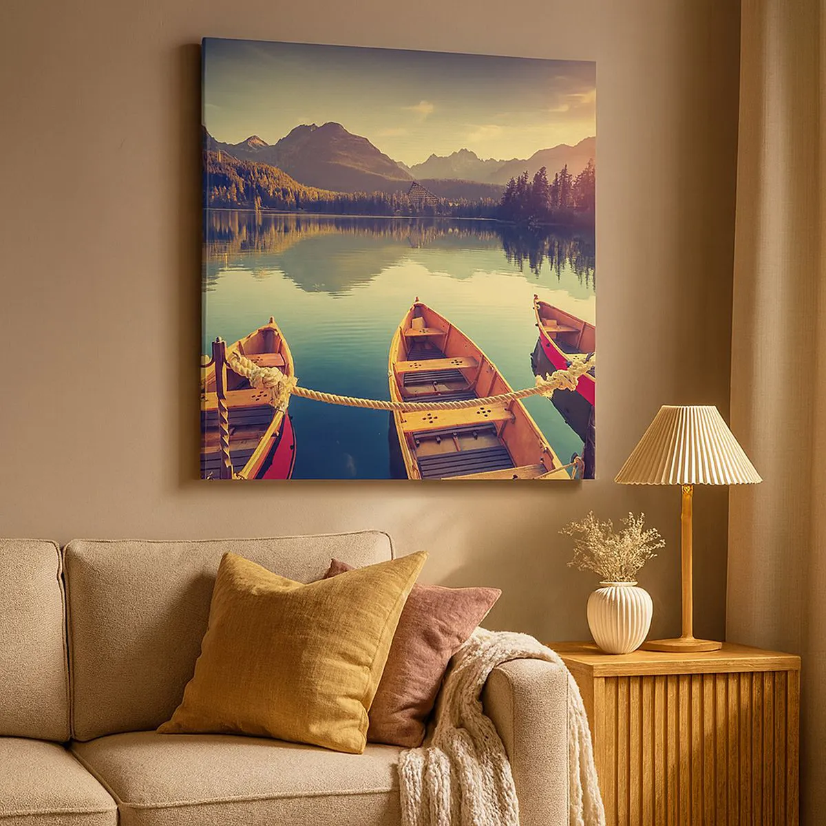 Vászonkép - Élni az ő törvényei szerint - 70x70 cm