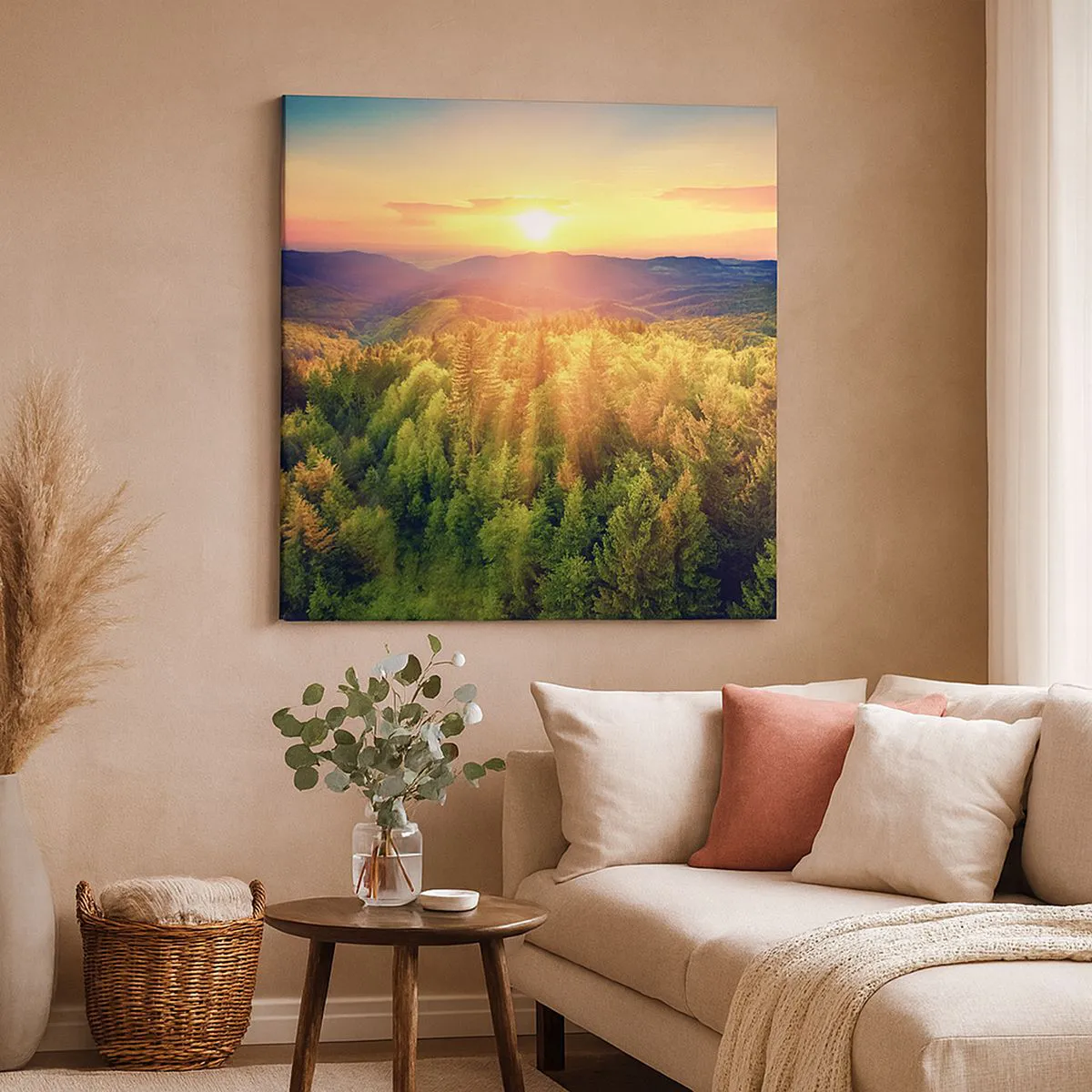 Schilderen op canvas - Hoekpunten en topjes - 30x30 cm