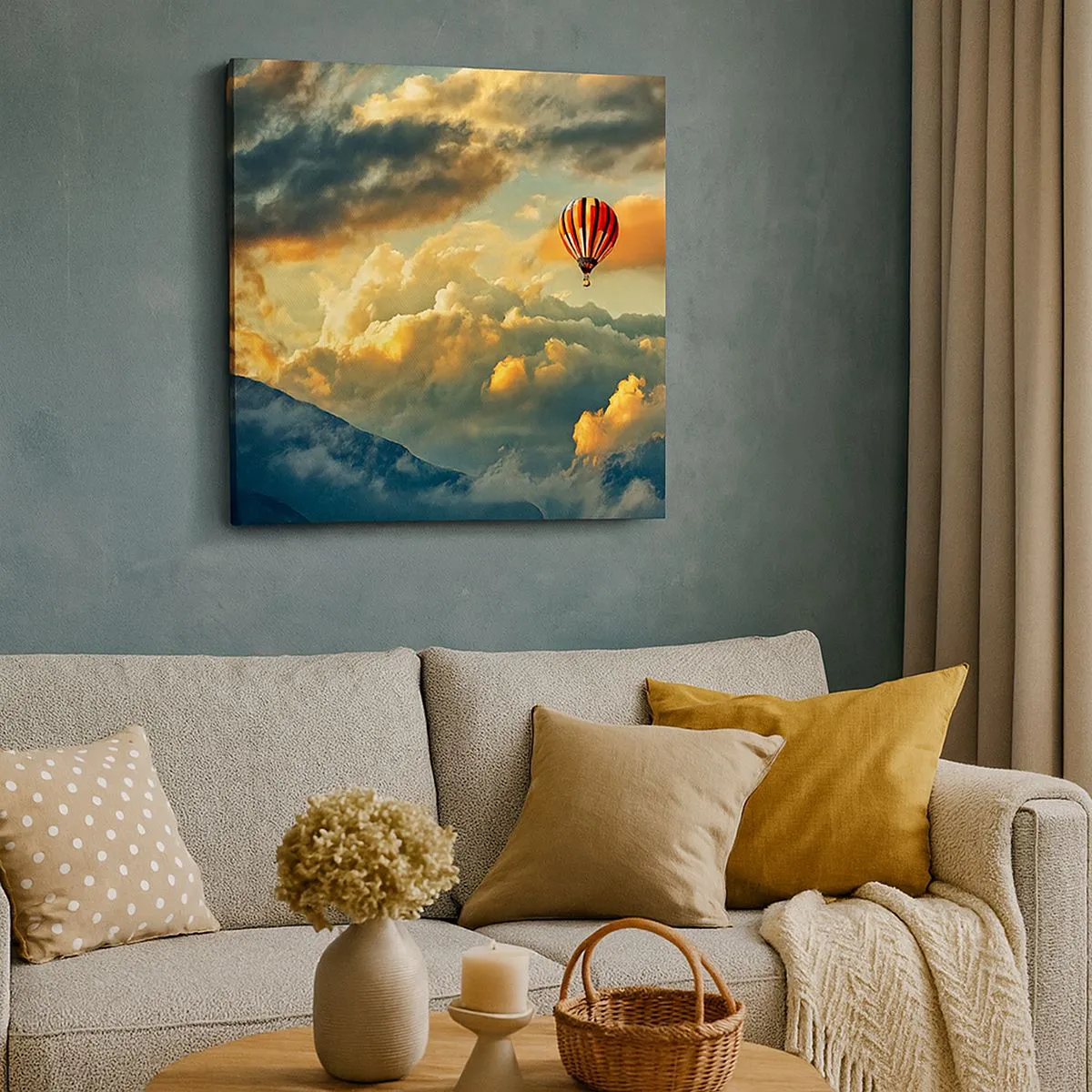 Impression sur toile - Image sur toile - Je vole parce que je veux - 60x60 cm