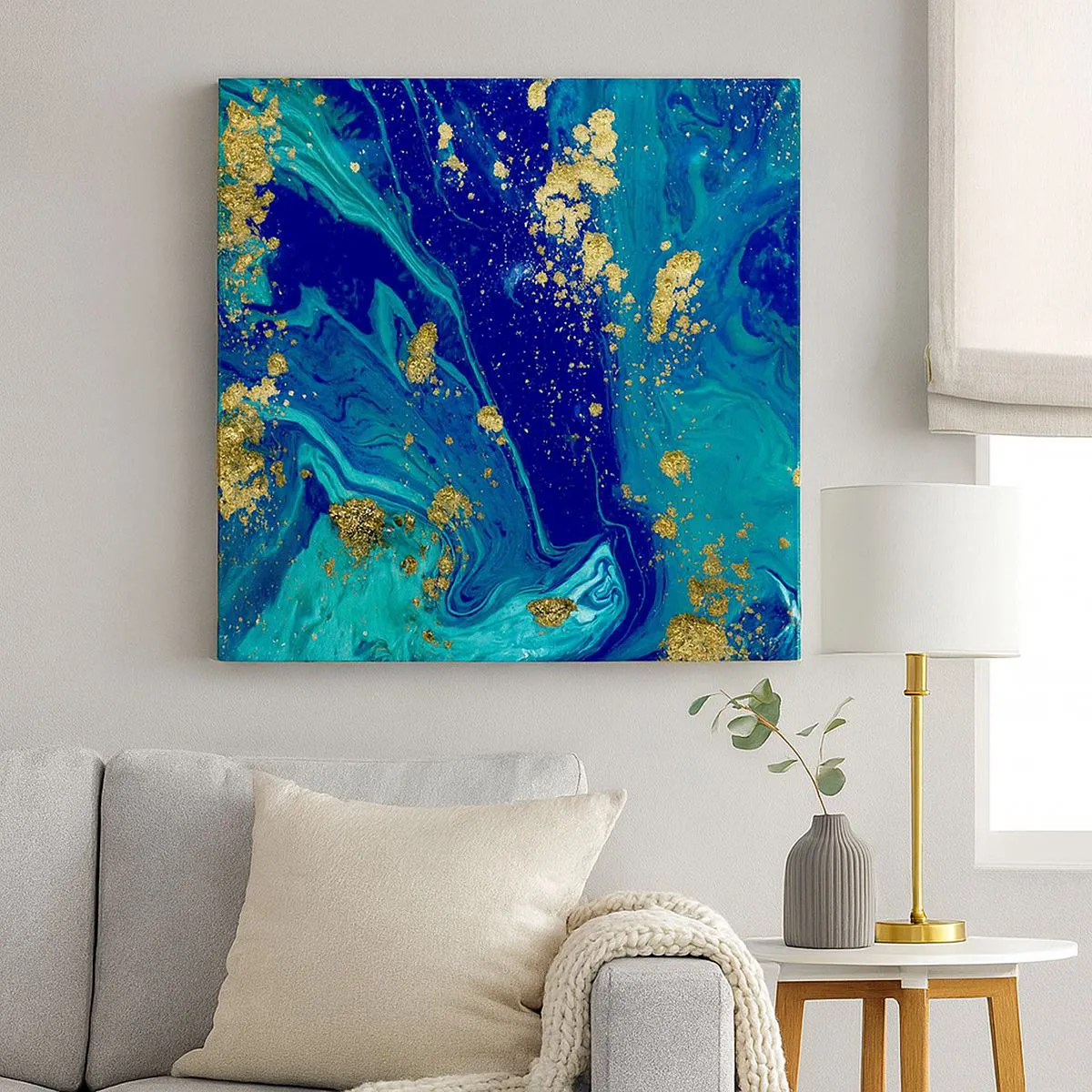 Canvas picture - Sun Flakes - 70x70 cm