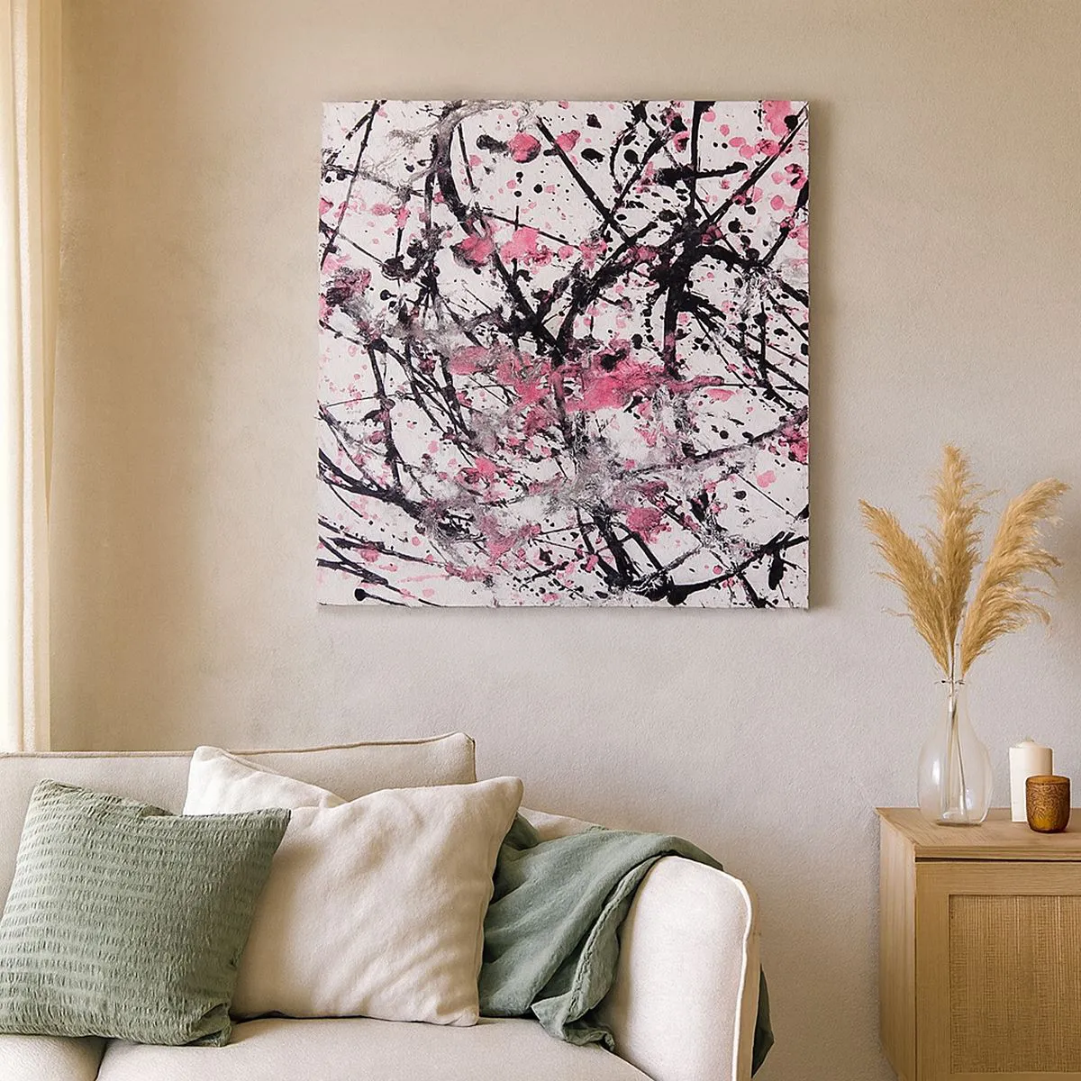 Bild auf Leinwand - Leinwandbild - Die Flüchtigkeit des Lebens - 30x30 cm