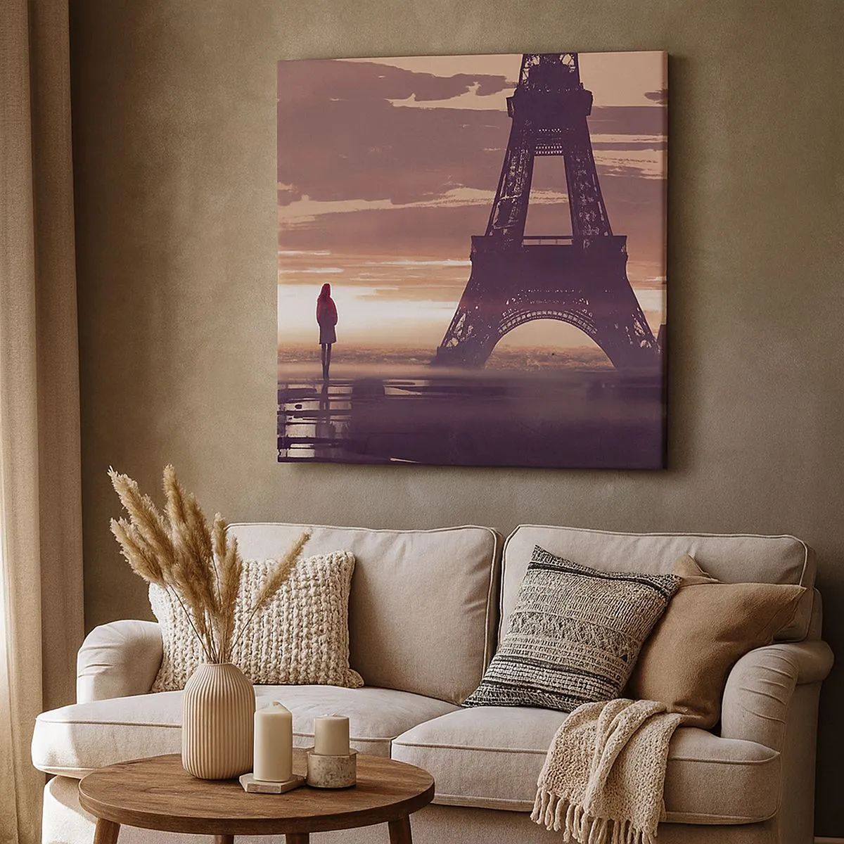 Impression sur toile - Image sur toile - Seulement deux d'entre eux - 70x70 cm