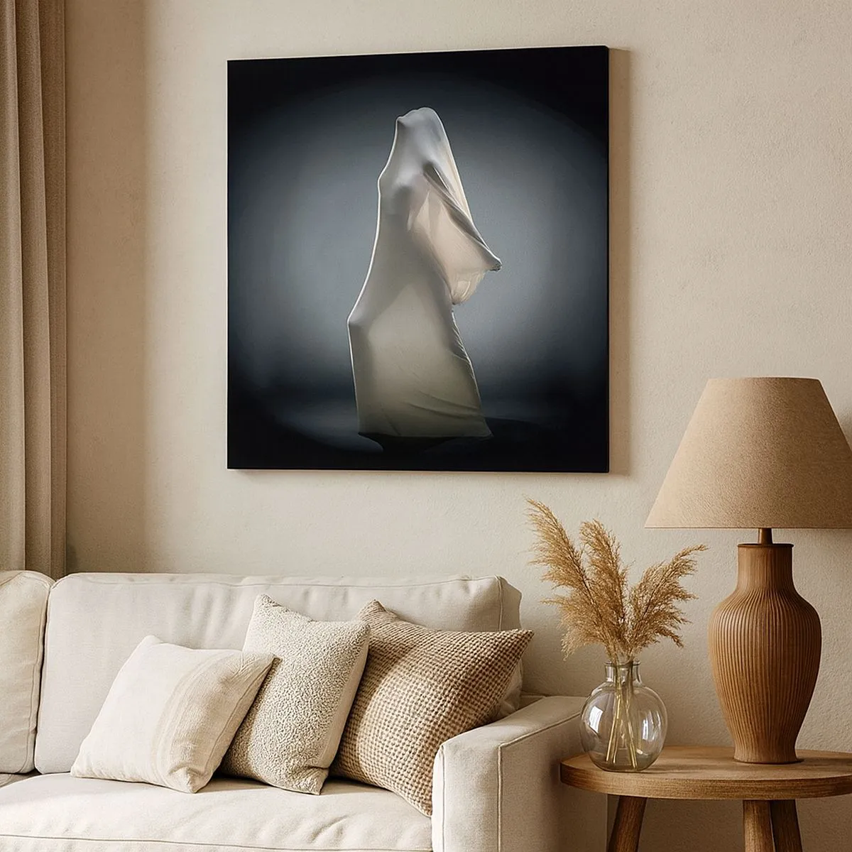 Lærredstryk - Billede på lærred - Skjulte begær - 40x40 cm