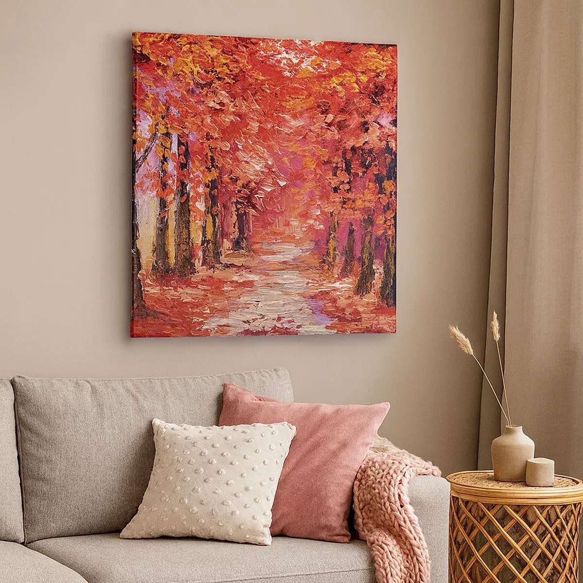Canvas picture - Autumnal Impression - 70x70 cm