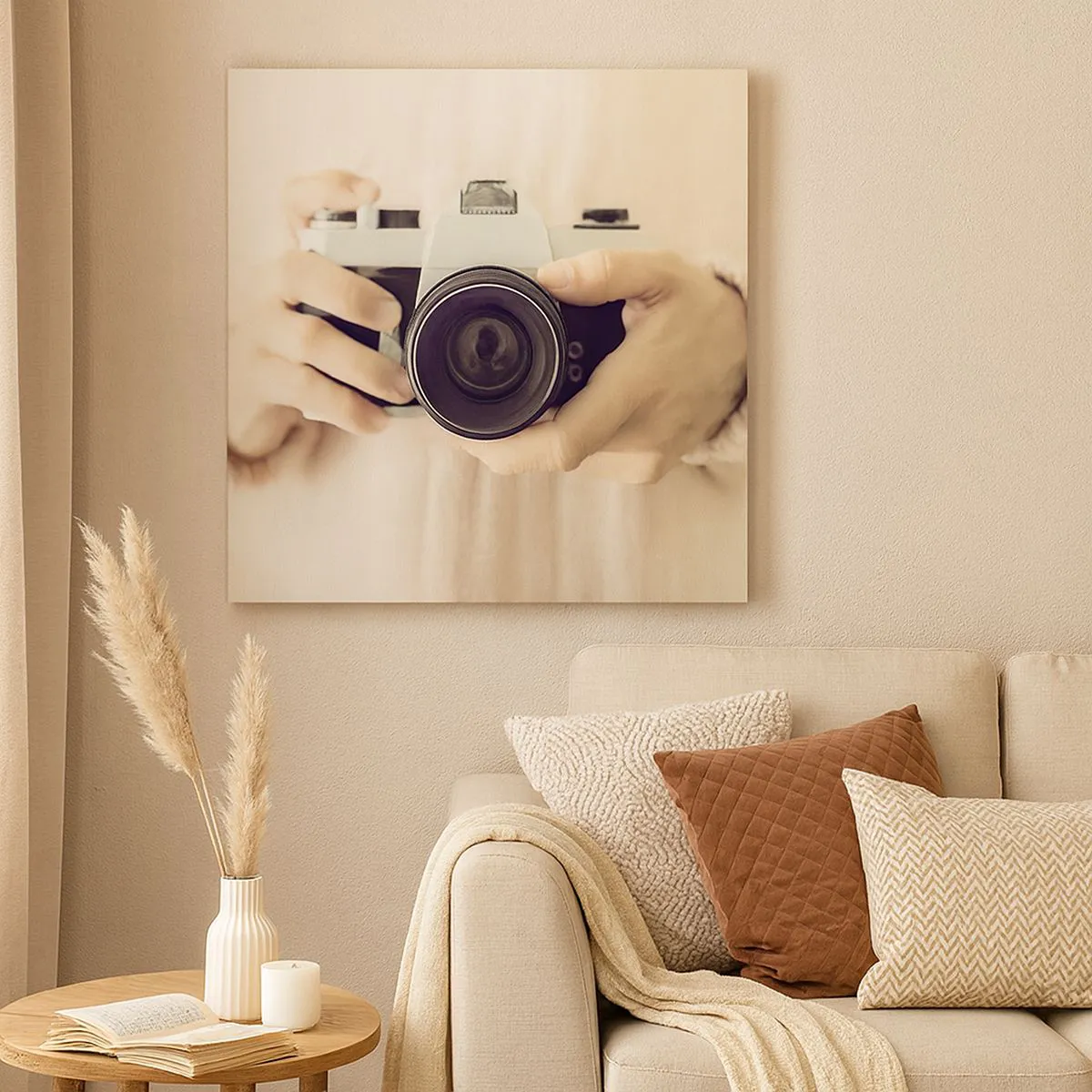 Schilderen op canvas - Om meer te zien... - 30x30 cm