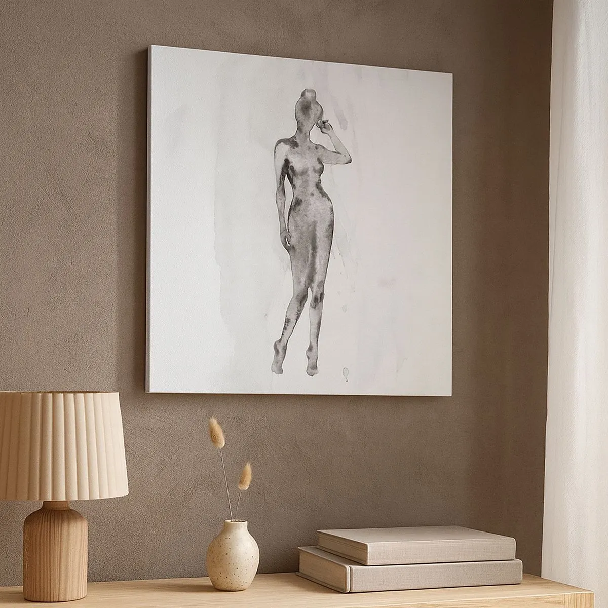 Obraz na plátně - Studie o ideálu ženskosti - 30x30 cm