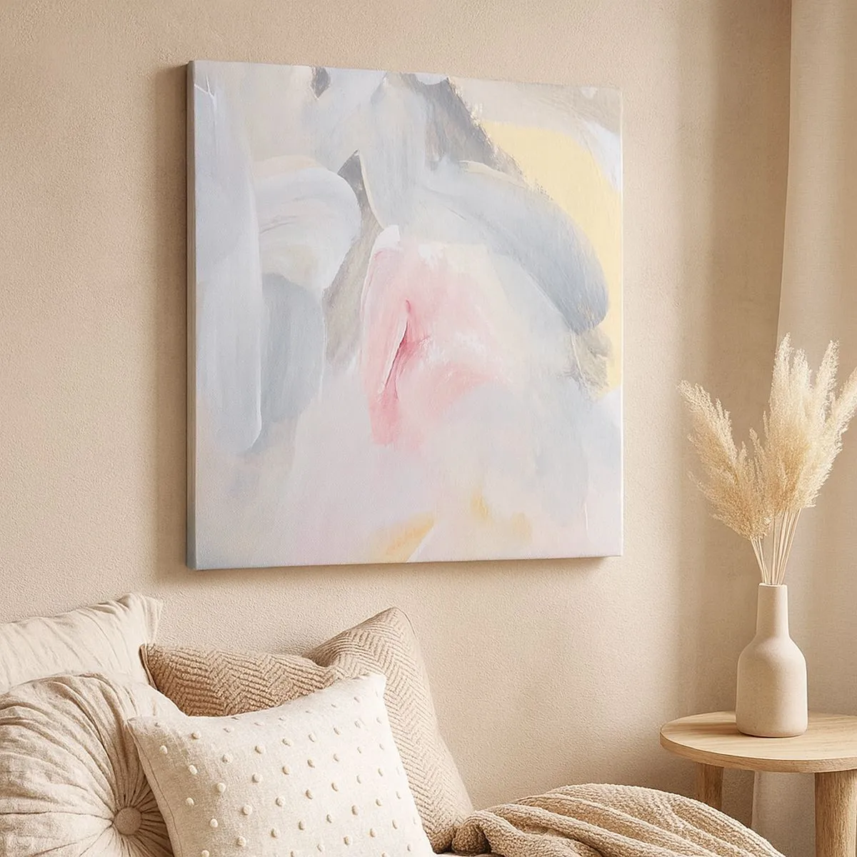 Obraz na plátně - V pastelovém světě - 70x70 cm