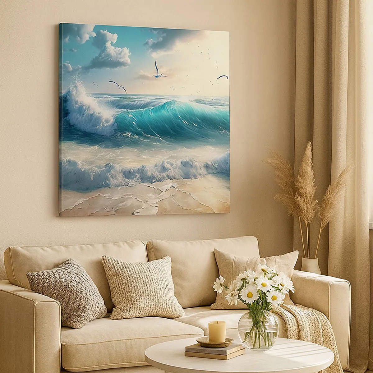 Impression sur toile - Image sur toile - Ça bourdonne seulement pour toi - 70x70 cm